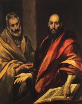 埃爾 格列柯 Apostles Peter and Paul